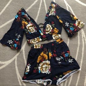 Floral Two piece set